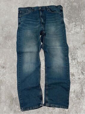 Levi’s 505 Relaxed Fit Dark Wash Straight Leg Jeans